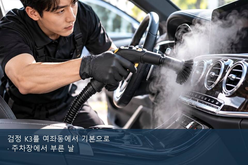 검정 K3를 여좌동에서 기본으로 · 주차장에서 부른 날